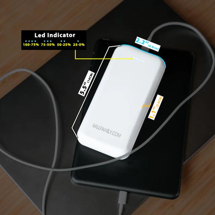 20000 mAh Power Bank 8-10 Hours of Cooling Time for 4Allfamily Electric Coolers