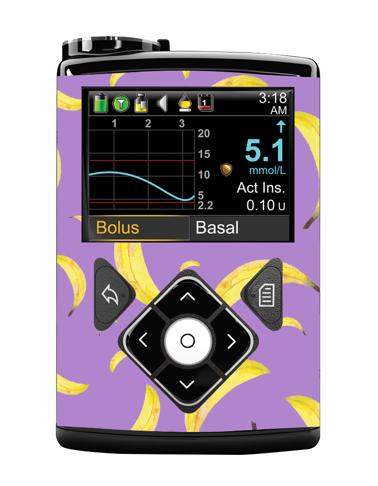 Medtronic 640/670G Pump Sticker (Go Bananas) - The Useless Pancreas