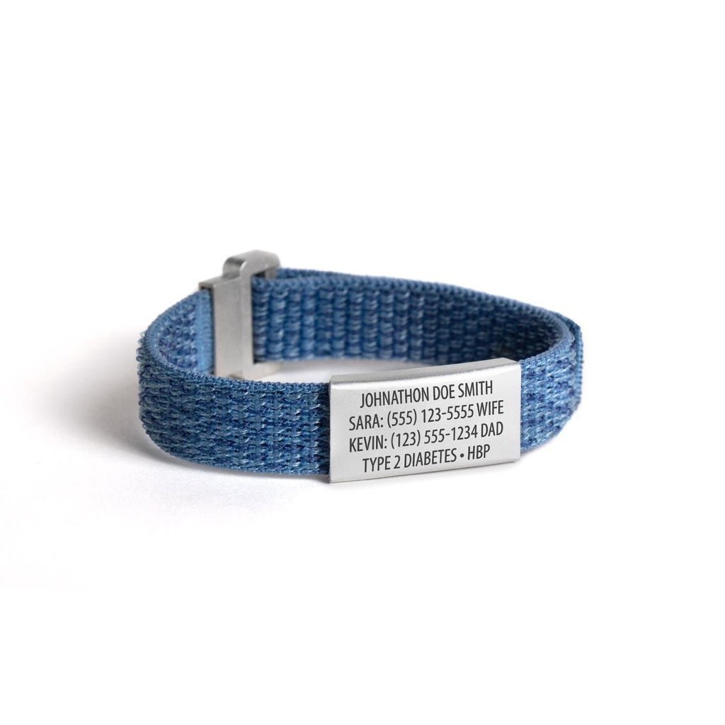 MyID Flex Nylon Medical ID Bracelet - The Useless Pancreas