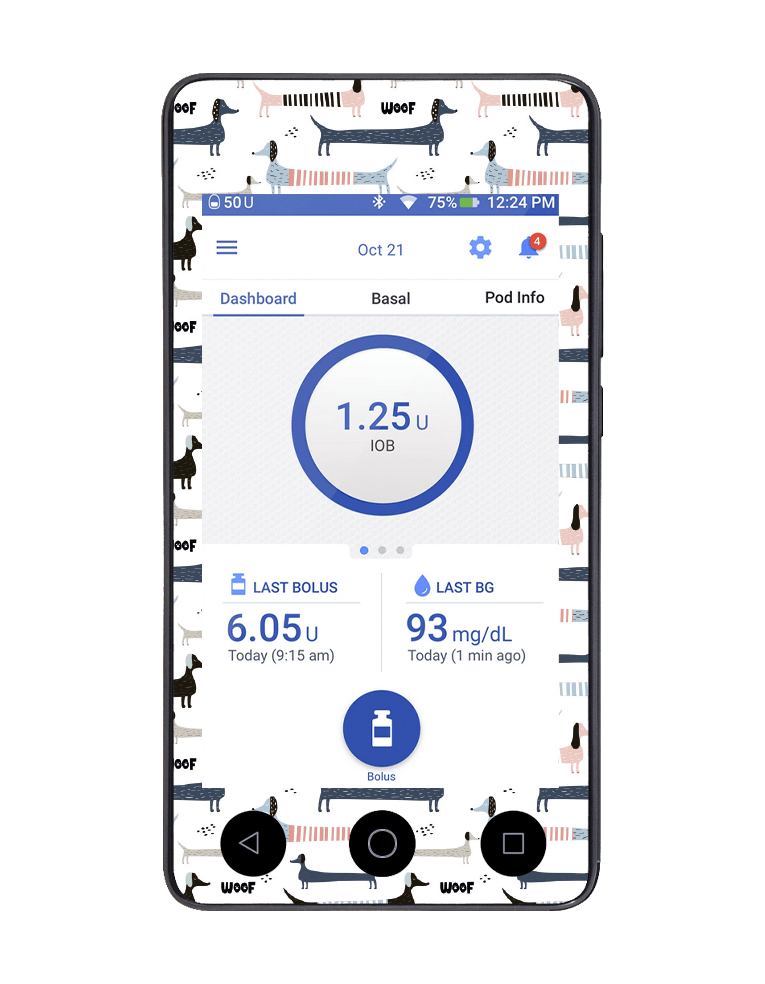 Omnipod DASH Cover (Hot Dog) - The Useless Pancreas