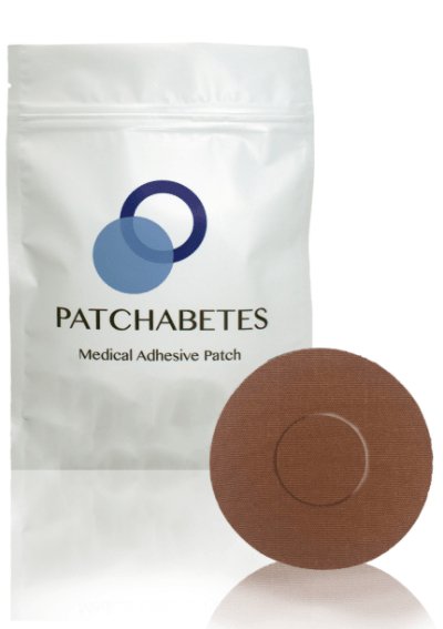 Adhesive Patches For Medtronic, Freestyle Libre by Patchabetes - 20 Pack Brown