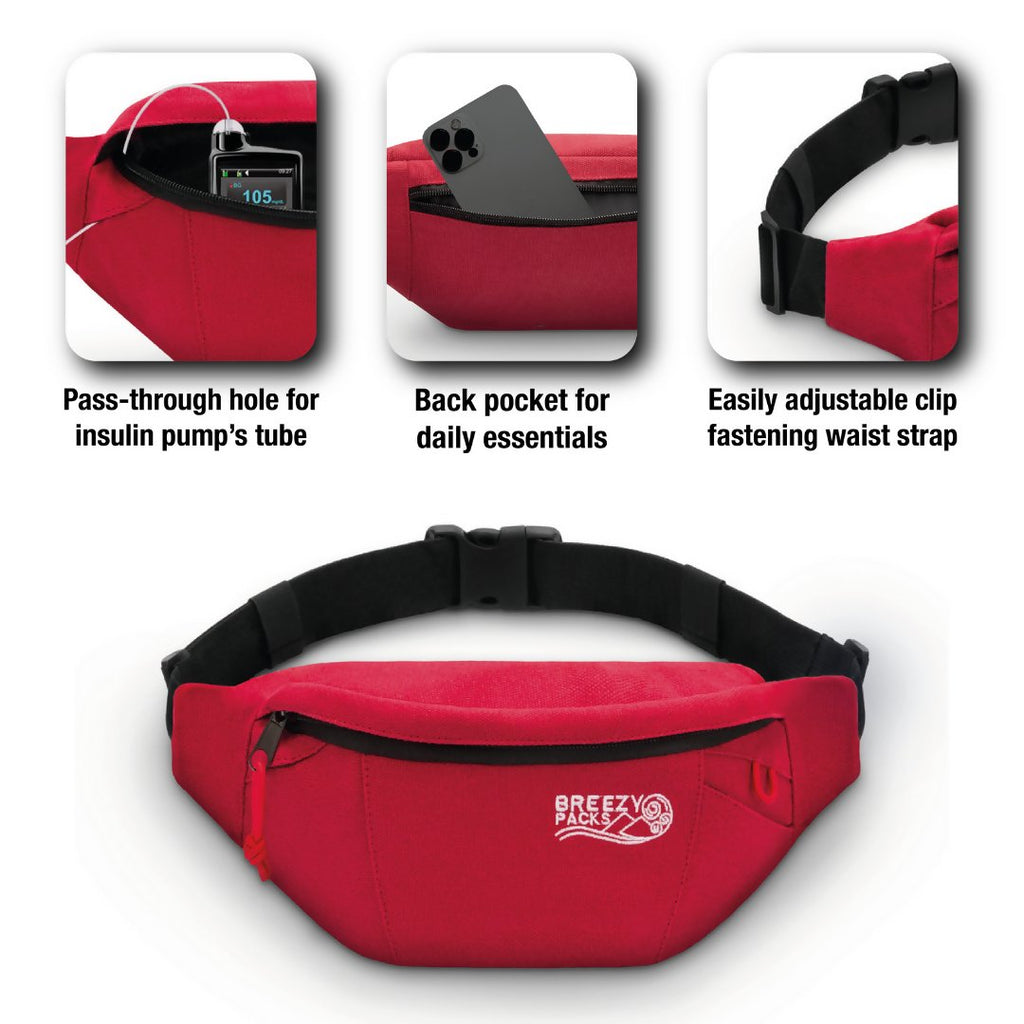 BreezyPacks insulin cooling cases - Belt (Large Size)