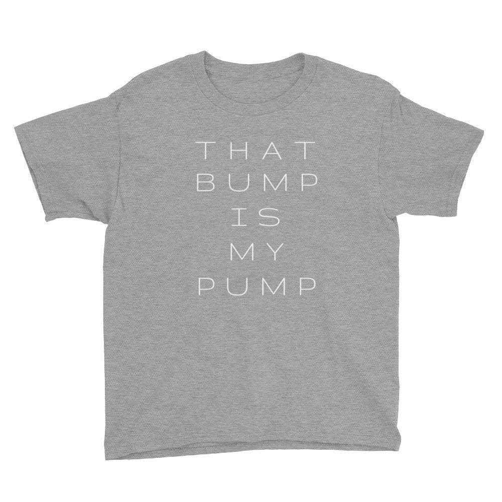 Dia-Be-Tees That Bump is my Pump Youth Short Sleeve T-Shirt - The Useless Pancreas