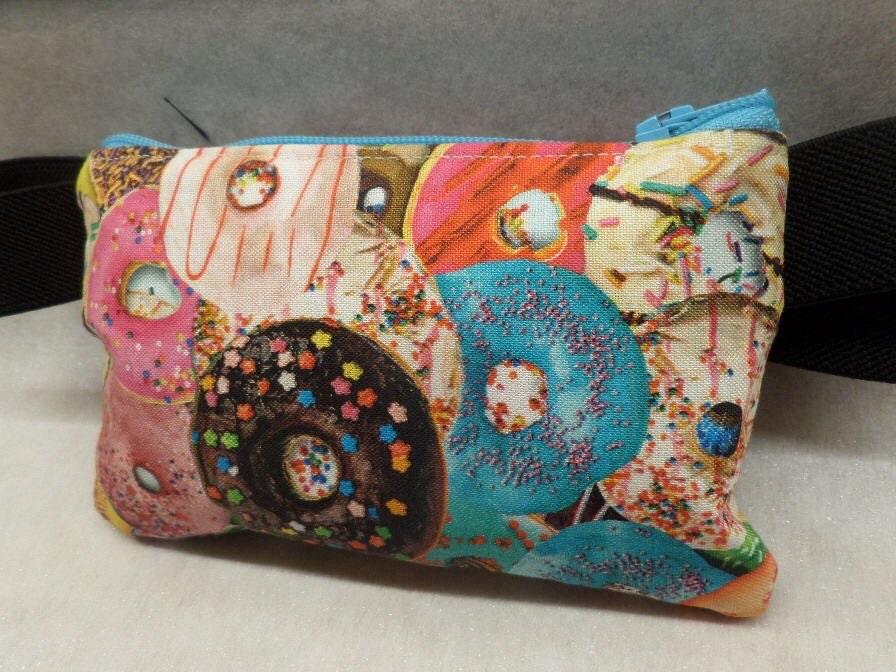 Insulin Pump Pouch/Case by Dazzling Pump Pouches - Donuts (Fabric Front, No Window) - The Useless Pancreas