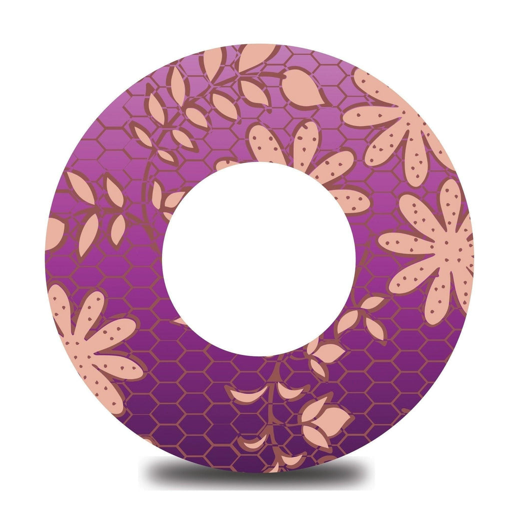 Purple Honeycomb Floral Libre 2 Tape - The Useless Pancreas